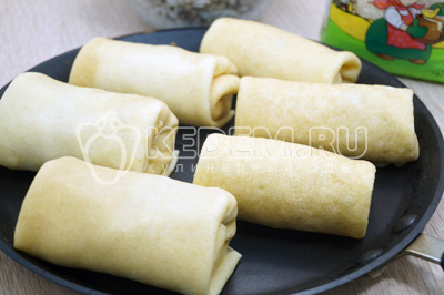 Блинчики с мясом и рисом Блинчики с мясом и рисом