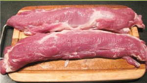 Свинина с петрушкой, лимоном и кедровыми орешками